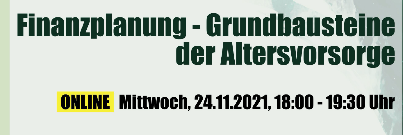 Grundbausteine der Altersvorsorge